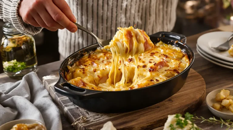 Chaud, crémeux et réconfort express : le gratin d’endives au jambon