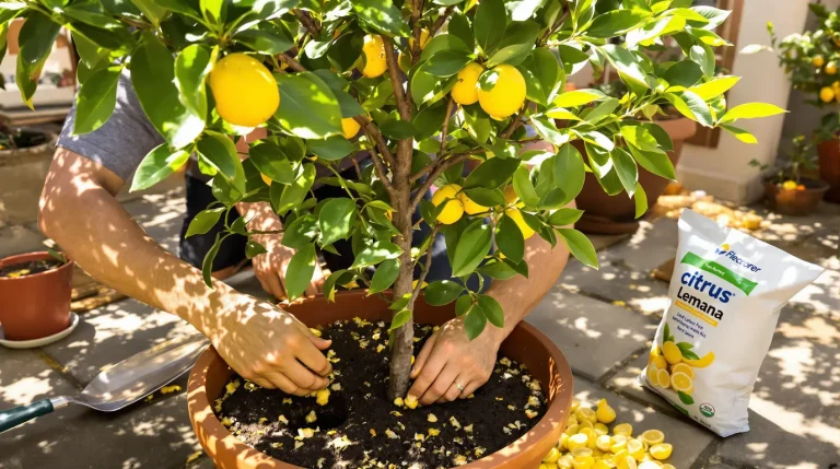 Citronnier en mars : enterrez cet ingrédient culinaire à son pied pour des fruits tout l’été