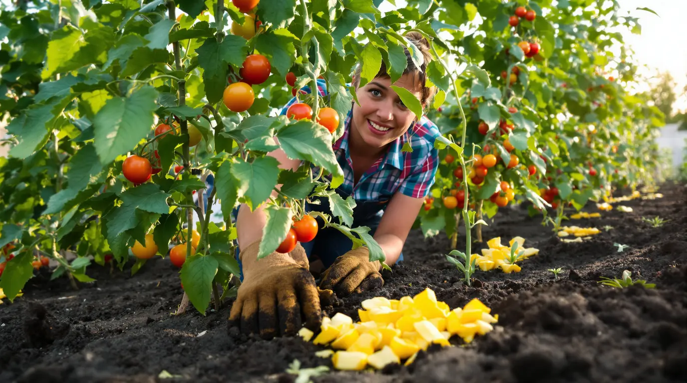 Ne jetez plus vos peaux de banane : voici comment elles boostent vraiment la croissance des tomates Ne jetez plus vos peaux de banane : voici comment elles boostent vraiment la croissance des tomates