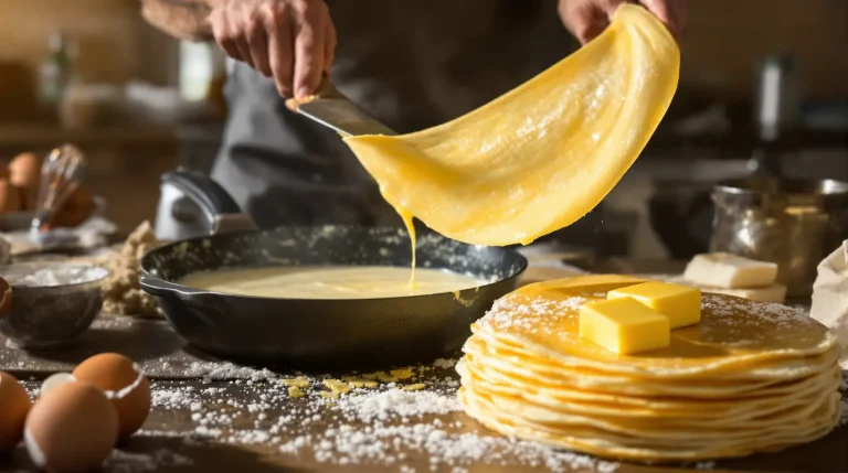 Un crêpier breton partage sa vraie recette de pâte à crêpes : fluide, simple et fidèle à la tradition